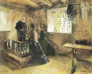 Harriet Backer Inngangskoner oil on canvas